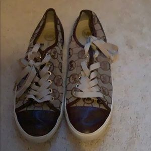 MK brown/tan sneakers